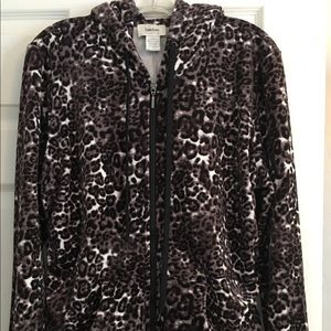 Neiman Marcus Exclusive Animal Print Sweatshirt